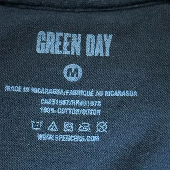 Green Day Hypnotized Kids TV Wasteland Graphic T-Shirt Black Men's M - Picture 4 of 6